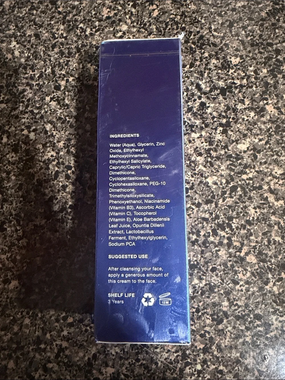 Seven7 Face Cream SPF 30 – Deep Blue Packaging